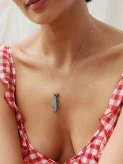 Wolf & Moon Anchovy Necklace -Wolf & Moon anchovy necklace model 1