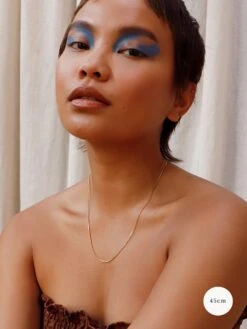 Wolf & Moon Gold-Filled Box Chain -Wolf & Moon box goldfilled 45cm model 1 label