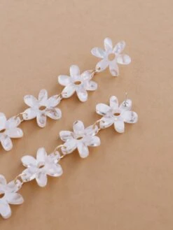 Wolf & Moon Connie Statement Earrings In Off White -Wolf & Moon connie statement earrings offwhite lifestyle 2