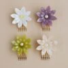Wolf & Moon Dahlia Hair Comb