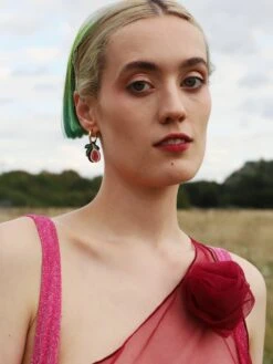 Wolf & Moon Fig Hoops -Wolf & Moon fig hoops model 1