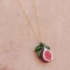 Wolf & Moon Fig Necklace -Wolf & Moon fig necklace lifestyle 4