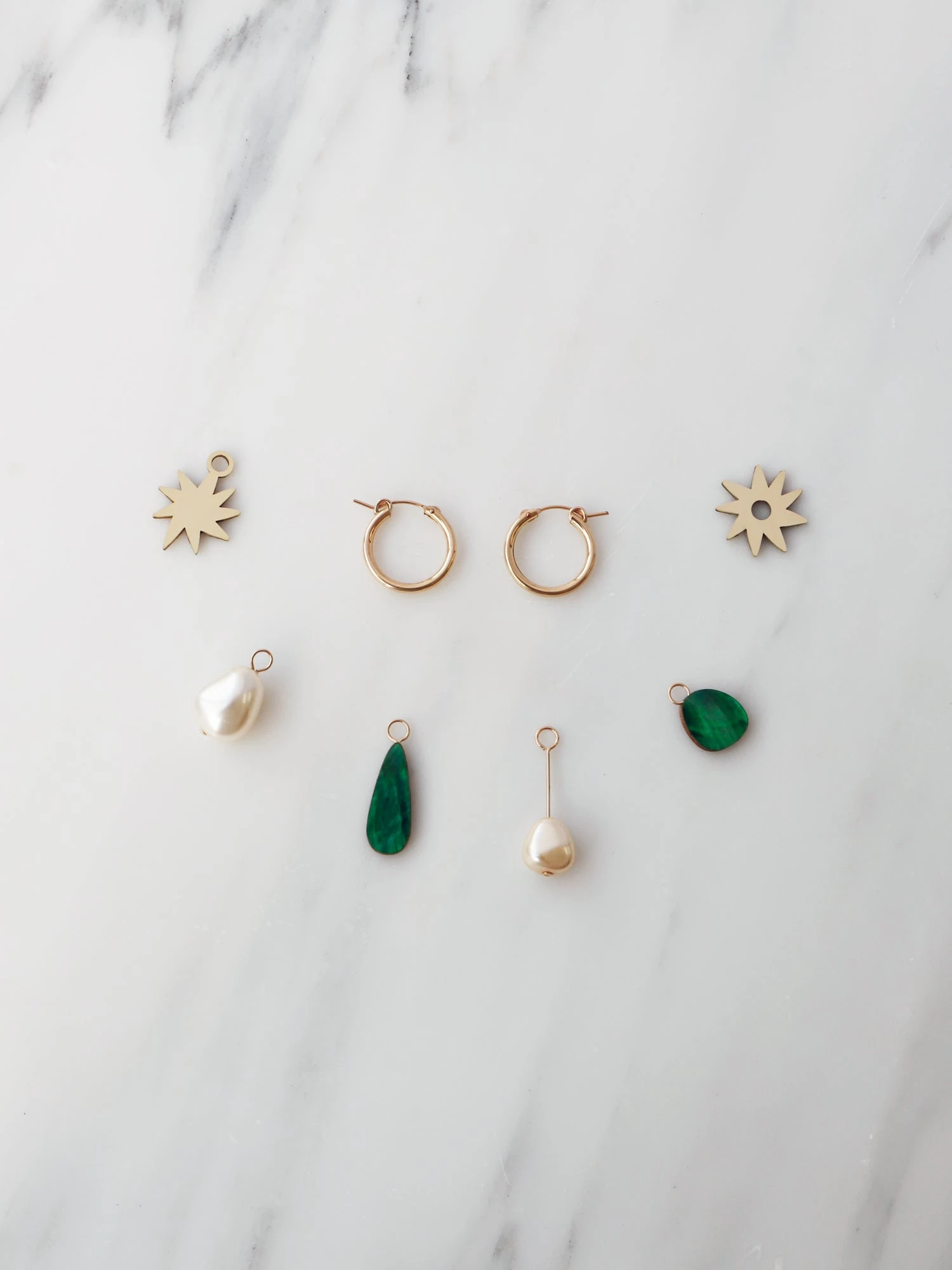 Wolf & Moon Kara Charm Hoops 7 Wolf & Moon Kara Charm Hoops - Image 5