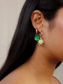 Wolf & Moon Kara Charm Hoops 17 Wolf & Moon Kara Charm Hoops -Wolf & Moon kara charm hoops model 3