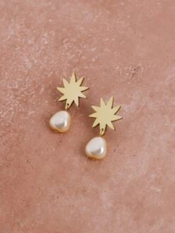 Wolf & Moon Kara Studs