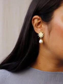 Wolf & Moon Kara Studs 12 Wolf & Moon Kara Studs -Wolf & Moon kara studs model 3