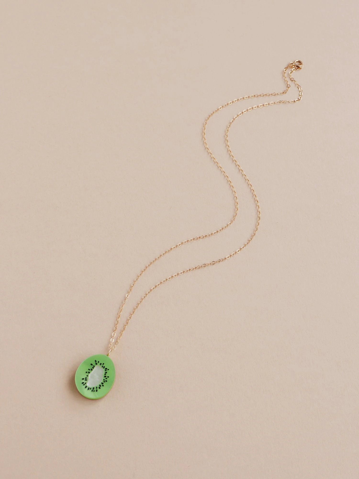 Wolf & Moon Kiwi Necklace 5 Wolf & Moon Kiwi Necklace - Image 3