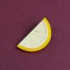 Wolf & Moon Lemon Slice Hair Clip -Wolf & Moon lemon hairclip lifestyle 4