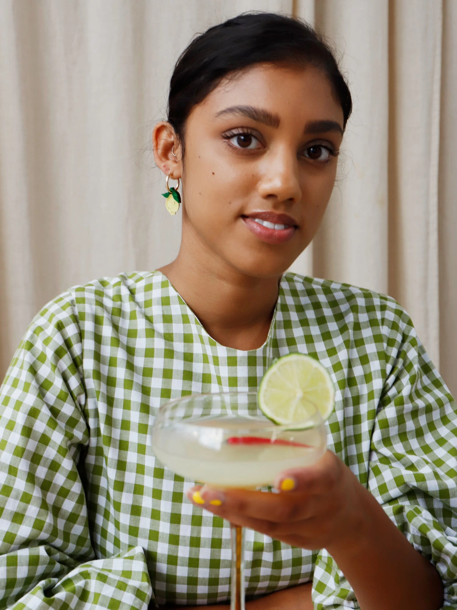 Wolf & Moon Mini Lemon II Hoops 9 Wolf & Moon Mini Lemon II Hoops - Image 7