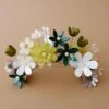 Wolf & Moon Meadow Headpiece In Green -Wolf & Moon meadow headpiece green lifestyle 1