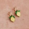 Wolf & Moon Mini Lemon II Hoops 1 Wolf & Moon Mini Lemon II Hoops -Wolf & Moon mini lemon hoops lifestyle 1