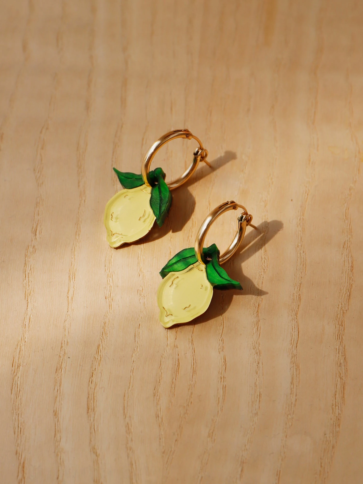 Wolf & Moon Mini Lemon II Hoops 7 Wolf & Moon Mini Lemon II Hoops - Image 5