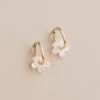 Wolf & Moon Mini Nina Hoops In Off-White