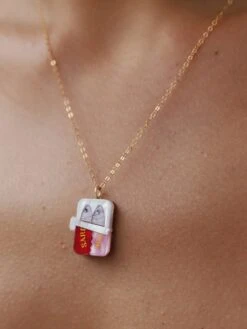 Wolf & Moon Sardine Necklace 14 Wolf & Moon Sardine Necklace -Wolf & Moon sardine necklace model 5