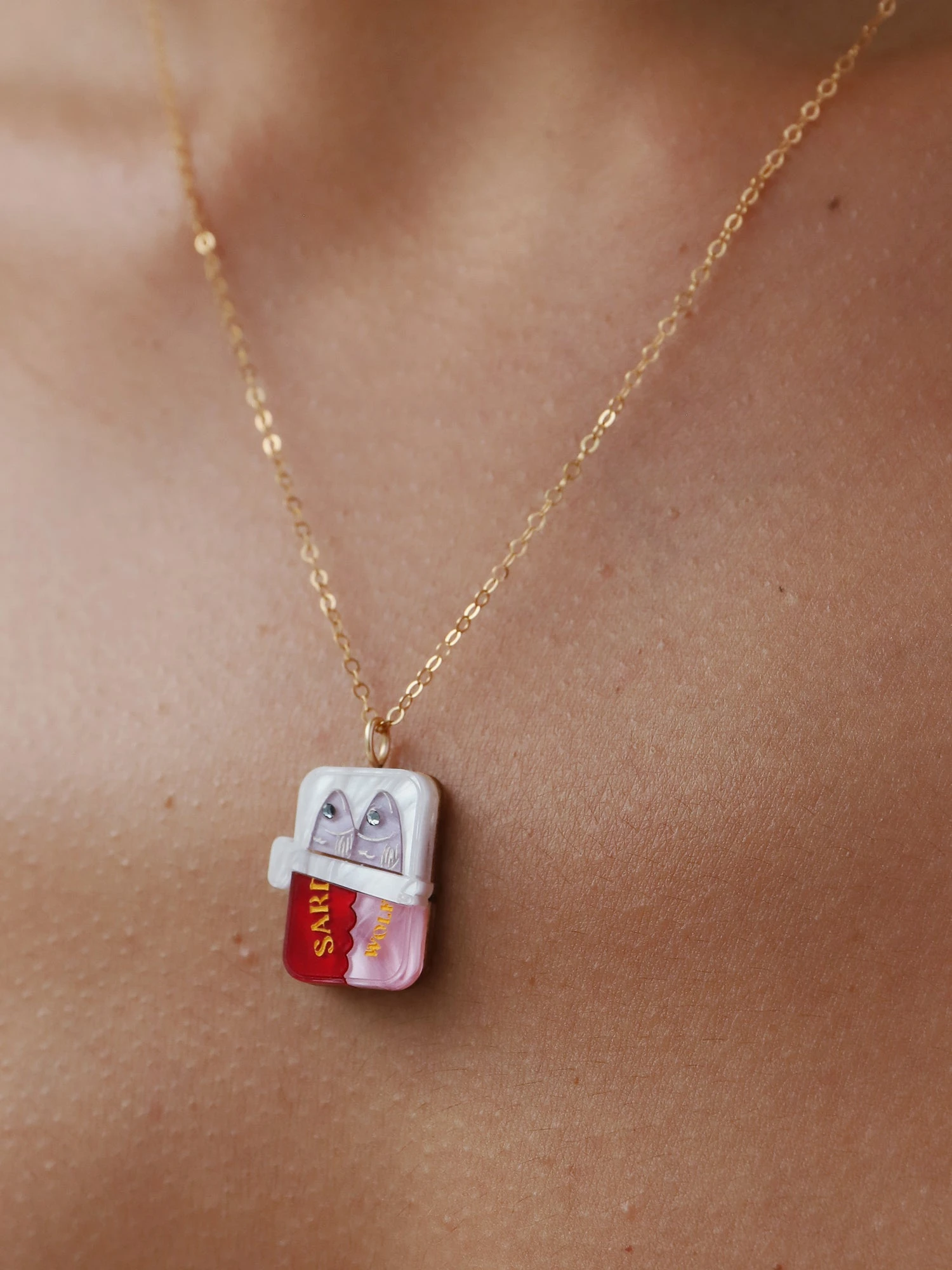 Wolf & Moon Sardine Necklace 8 Wolf & Moon Sardine Necklace - Image 6