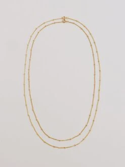 Wolf & Moon Satellite Chain 8 Wolf & Moon Satellite Chain -Wolf & Moon satellite chain gold 2