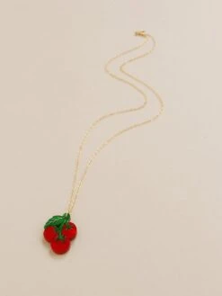 Wolf & Moon Tomato Necklace -Wolf & Moon tomato necklace lifestyle 3 updated1
