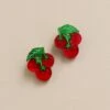 Wolf & Moon Tomato Studs -Wolf & Moon tomato studs lifestyle 1 updated1