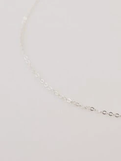 Wolf & Moon Sterling Silver Flat Cable Chain