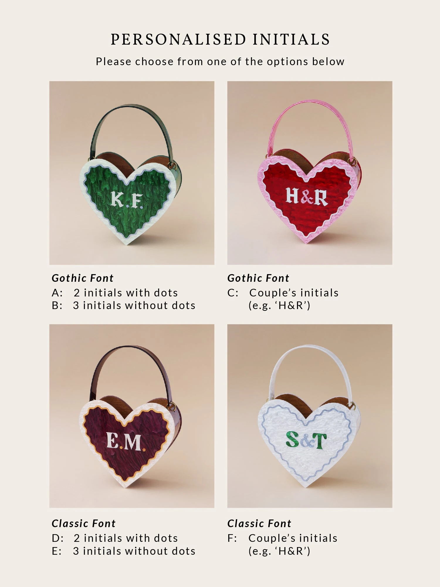 Wolf & Moon Heart Bag In Cherry/Cream 12 Wolf & Moon Heart Bag In Cherry/Cream - Image 10